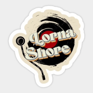 Lorna Shore // Vinyl Vintage Style Sticker